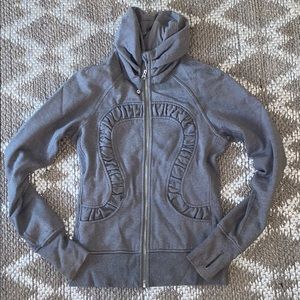 Lululemon glitter zip up